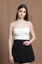 Load image into Gallery viewer, White Illusion neckline top