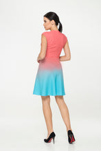 Load image into Gallery viewer, Gradient Fit and flare Dress for women
