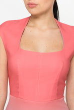 Load image into Gallery viewer, Gradient Fit and flare Dress for women