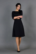 Load image into Gallery viewer, Asymmetrical little black dress