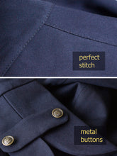 Load image into Gallery viewer, Long sleeve high neck structured midi dress