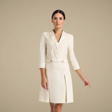 Load image into Gallery viewer, White a-line mini dress