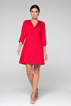 Load image into Gallery viewer, Red a line dress jacket