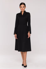 Load image into Gallery viewer, Black fit and flare dress