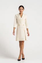 Load image into Gallery viewer, White a-line mini dress