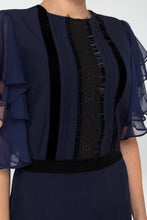 Load image into Gallery viewer, Angel sleeve midi pencil dress