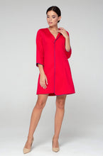 Load image into Gallery viewer, Red a line dress jacket