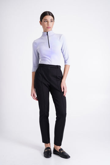 Black high waist cigarette pants
