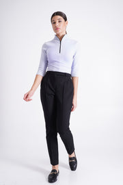 Black high waist cigarette pants