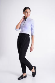 Black high waist cigarette pants