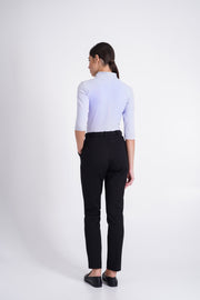 Black high waist cigarette pants