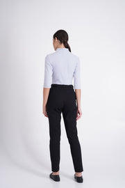 Black high waist cigarette pants
