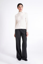 White thermo fleece shirt