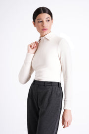 White thermo fleece shirt