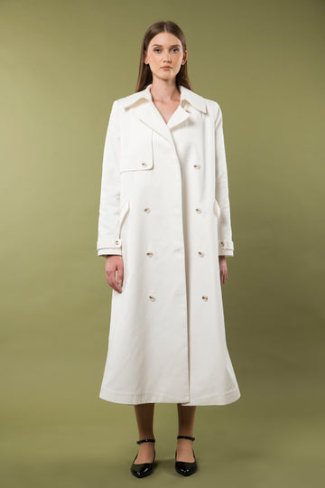 White trench coat