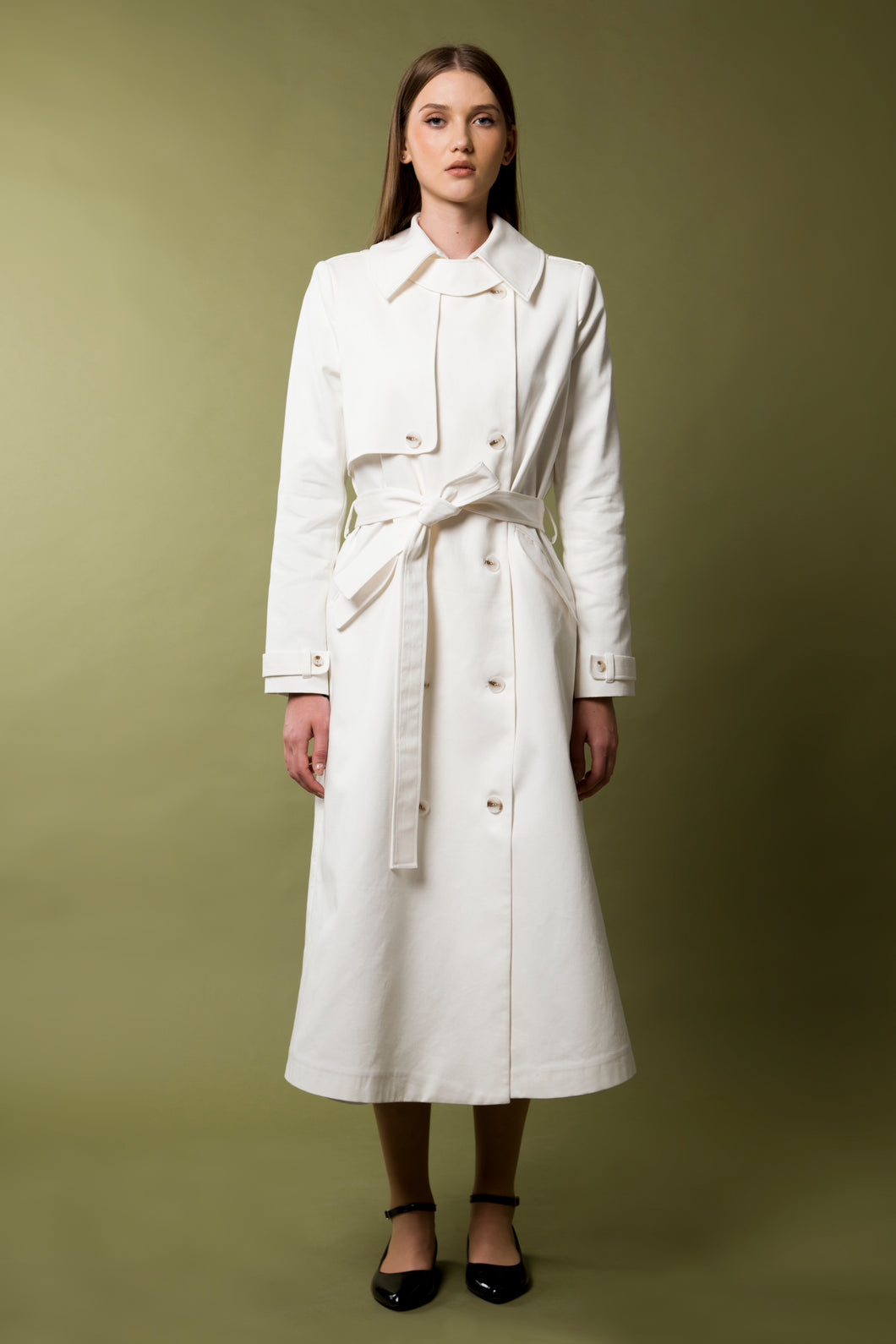 White trench coat