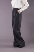 Load image into Gallery viewer, Gray Wide Leg Trousers
