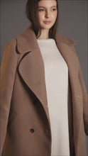 Load and play video in Gallery viewer, Brown full length winter coat

