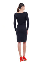 Load image into Gallery viewer, Cowl neck pencil dress

