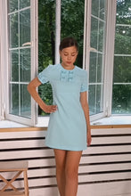 Load and play video in Gallery viewer, Light blue origami dress
