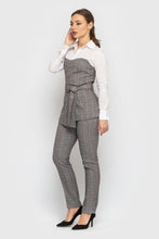 Load image into Gallery viewer, Plaid Off Shoulder Two Piece Set

