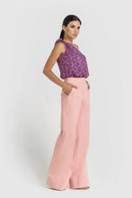 Load image into Gallery viewer, Pink Cotton Wide leg Palazzo Pants

