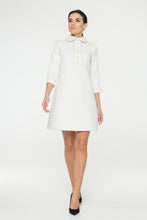 Load image into Gallery viewer, White tweed dress
