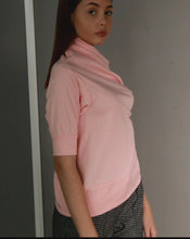 Load and play video in Gallery viewer, Pink asymmetrical top
