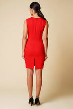 Load image into Gallery viewer, Red cutout mini dress
