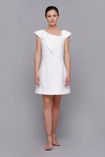 White cocktail dress