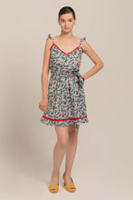 Load image into Gallery viewer, Spaghetti strap mini floral sundress
