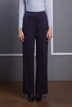 Load image into Gallery viewer, Blue wide leg trousers
