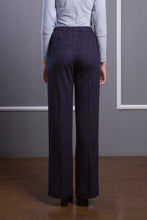 Load image into Gallery viewer, Blue wide leg trousers
