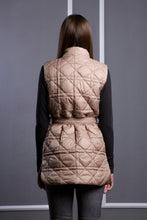 Load image into Gallery viewer, Beige quilted vest
