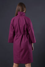Load image into Gallery viewer, Purple High neck zip dress
