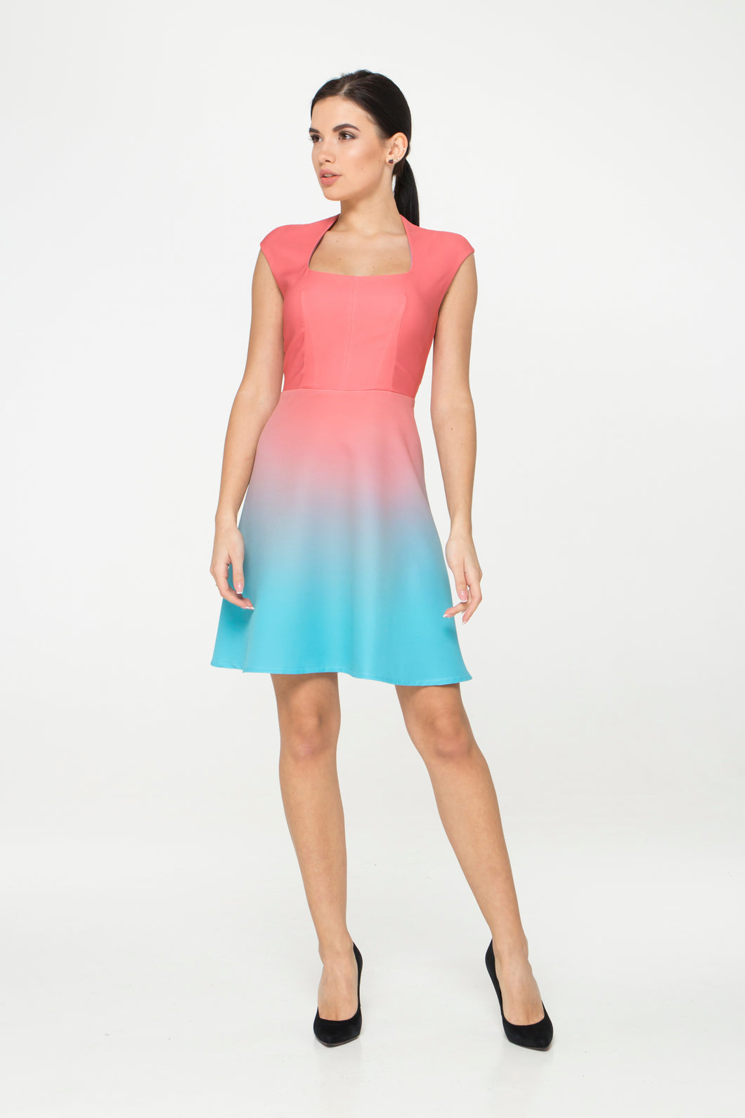 Gradient Fit and flare Dress for women