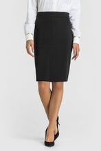 Load image into Gallery viewer, Front Slit Black Pencil Skirt
