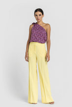 Load image into Gallery viewer, Asymmetrical one shoulder purple top
