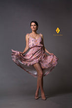 Load image into Gallery viewer, Floral chiffon ruffled sundress
