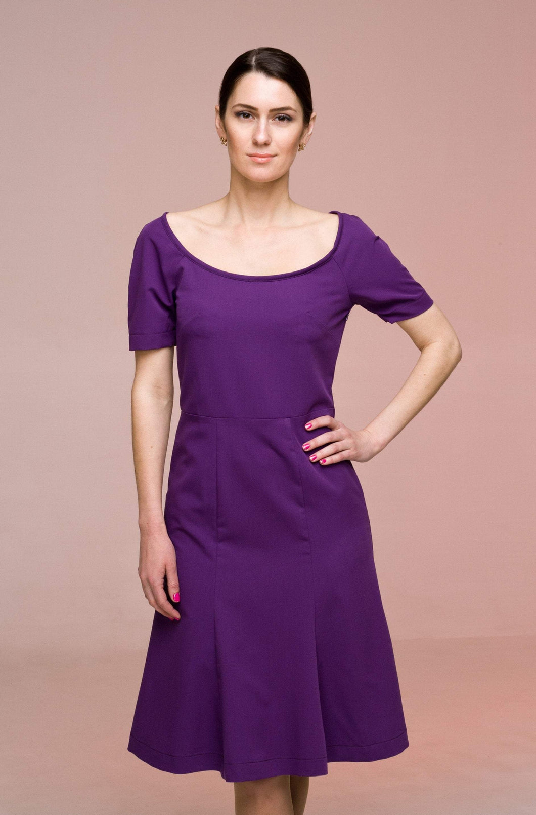 Lavender mermaid midi dress