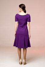Load image into Gallery viewer, Lavender mermaid midi dress
