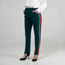 Load image into Gallery viewer, High waisted red stripe pants
