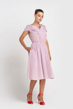 Load image into Gallery viewer, Summer Pink Cotton Dress

