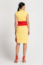 Load image into Gallery viewer, Yellow modern qipao dress
