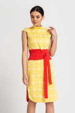 Load image into Gallery viewer, Yellow modern qipao dress
