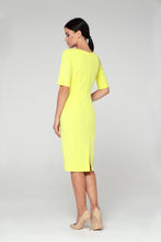Load image into Gallery viewer, Yellow Pencil midi dress
