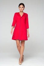 Load image into Gallery viewer, Red a line dress jacket
