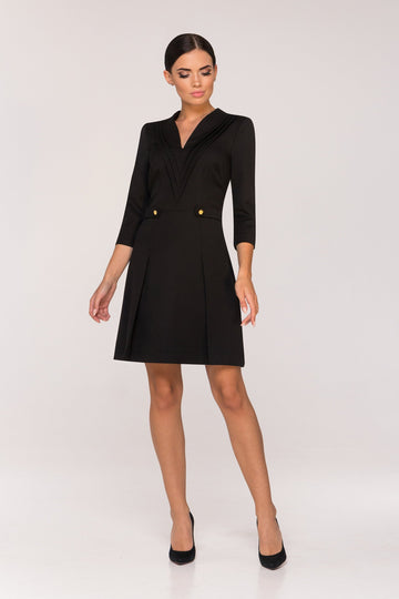 Black A-Line Mini Dress